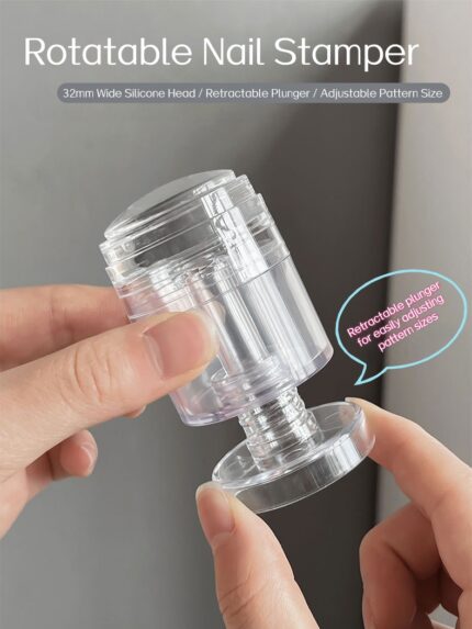 Adjustable Rotatable Nail Art Stamper